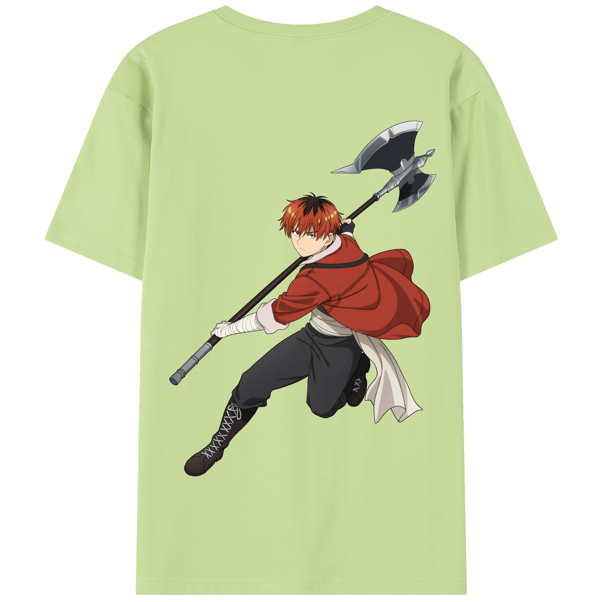 （画像用） 葬送のフリーレン Frieren 綿100％半袖Tシャツ（背面プリント）